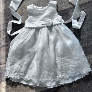 American Princess White Formal Dress